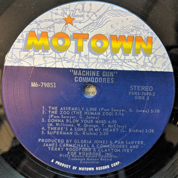 Commodores : Machine Gun (LP, Album)