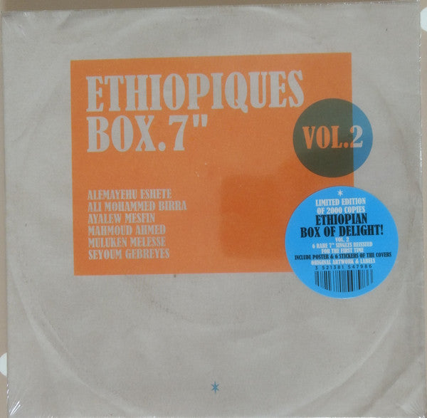 Various : Ethiopiques Box.7" Vol 2 (6x7", RE + Box, Comp, Ltd)