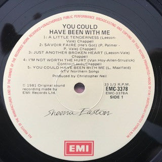 Sheena Easton : You Could Have Been With Me (LP, Album)