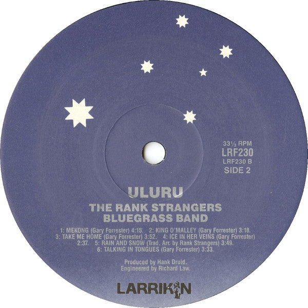 The Rank Strangers : Uluru (LP, Album)