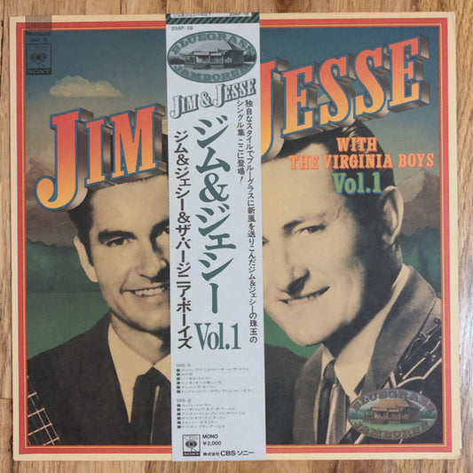 Jim & Jesse And The Virginia Boys : Vol. 1 (LP, Comp, Mono)