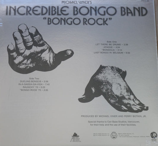 The Incredible Bongo Band : Bongo Rock (LP, Album, RE)