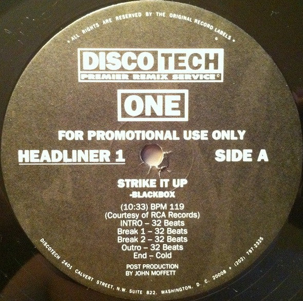 Various : DiscoTech One (2x12", Comp, Promo)