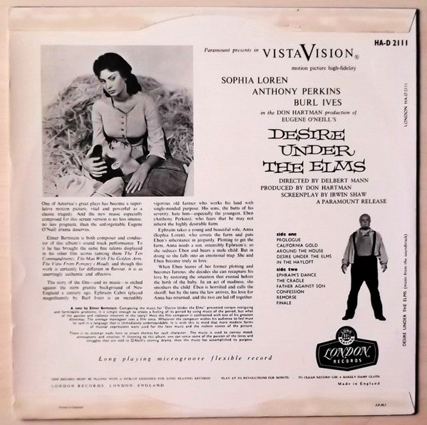 Elmer Bernstein : Desire Under The Elms (LP, Album)