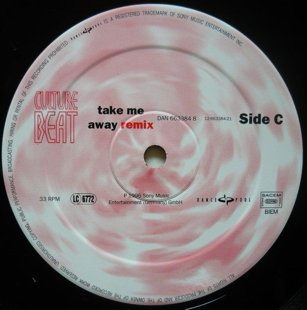 Culture Beat : Take Me Away (Remix) (2x12", Maxi)