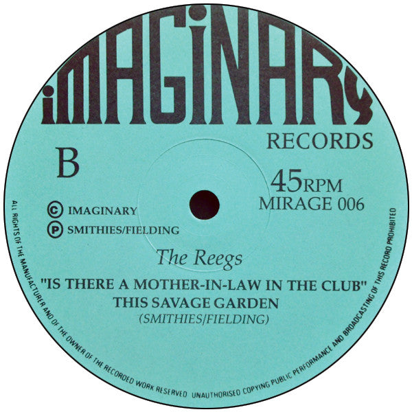 The Reegs : See My Friends (12", Single, Blu)