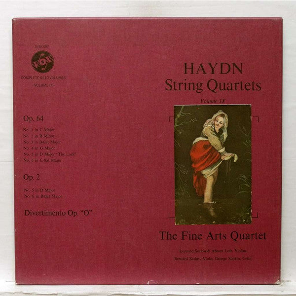 Joseph Haydn - The Fine Arts Quartet : String Quartets, Vol. IX (3xLP)