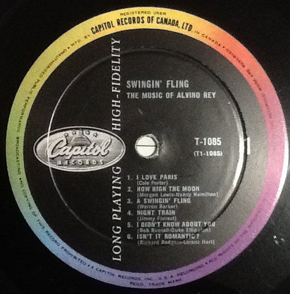 Alvino Rey : A Swingin' Fling (LP, Album, Mono)