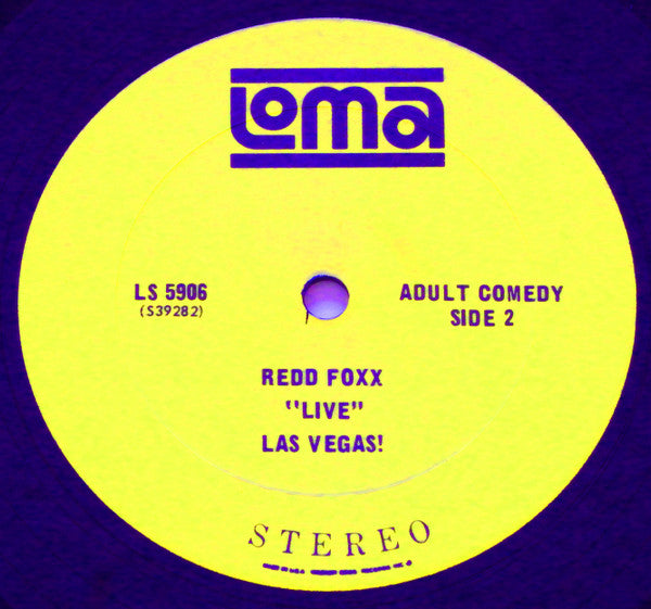 Redd Foxx : "Live" Las Vegas (LP, Album)
