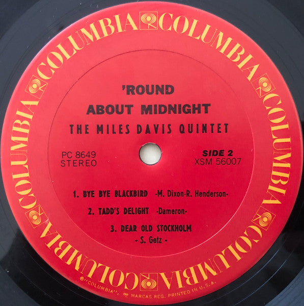 Miles Davis : 'Round About Midnight (LP, Album, RE)