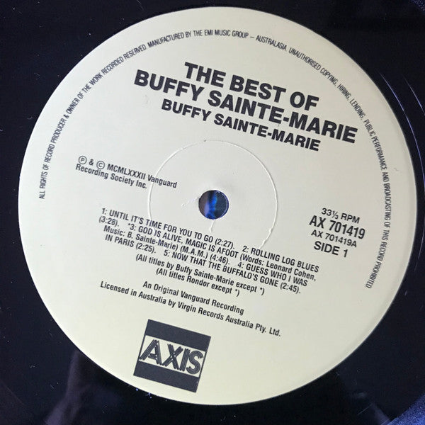 Buffy Sainte-Marie : The Best Of Buffy Sainte-Marie (LP, Comp)