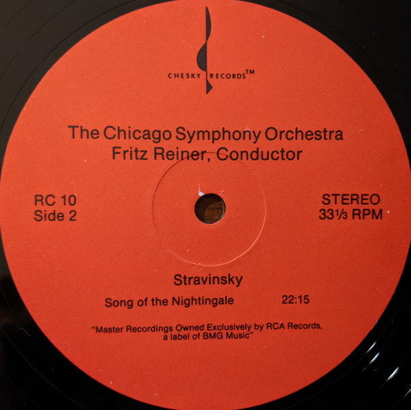 Sergei Prokofiev / Igor Stravinsky, Chicago Symphony Orchestra, Fritz Reiner : Lieutenant Kije / Song Of The Nightingale (LP, RE)