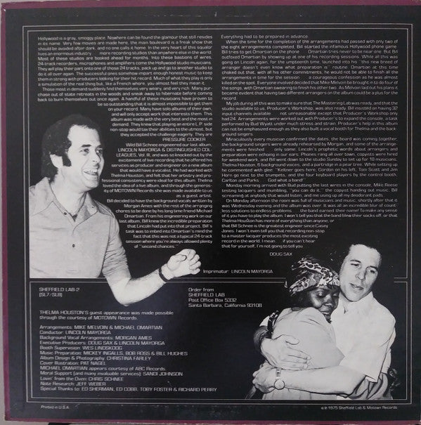 Thelma Houston & Pressure Cooker : I've Got The Music In Me (LP, Album, Ltd, Dir)