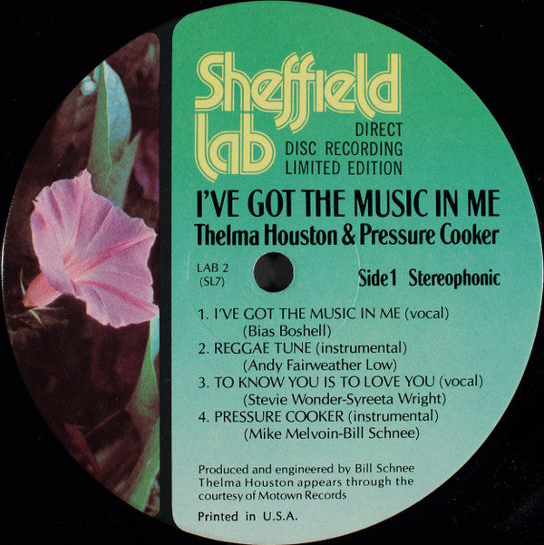Thelma Houston & Pressure Cooker : I've Got The Music In Me (LP, Album, Ltd, Dir)
