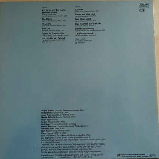 Neue Heimat : Die Härte (LP, Album)