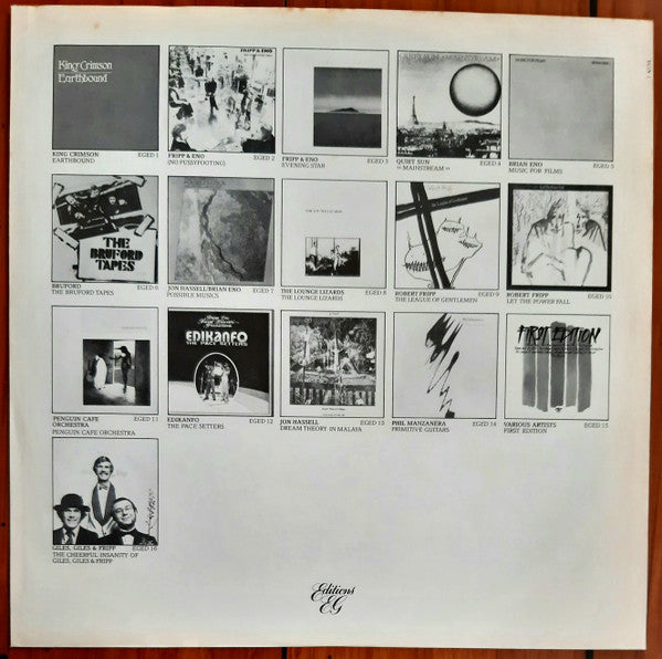 Brian Eno With Daniel Lanois & Roger Eno : Apollo - Atmospheres & Soundtracks (LP, Album)