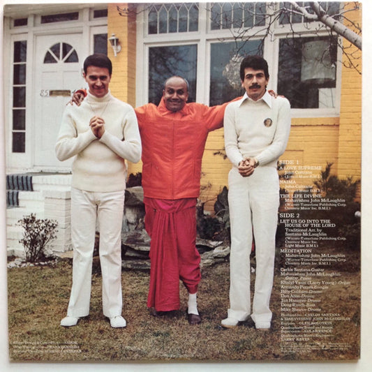 Carlos Santana & John McLaughlin : Love Devotion Surrender (LP, Album, Quad, Ter)