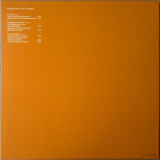 Depeche Mode : A Broken Frame | The 12" Singles (Box, Comp, Ltd, Num, RM + 12", Single, RE + 12", S)