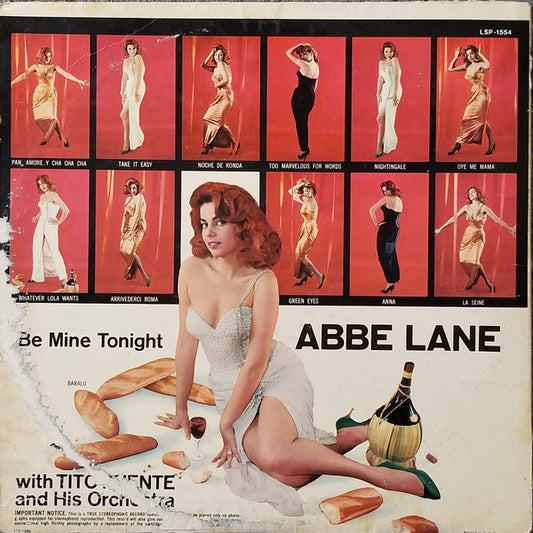 Abbe Lane With Tito Puente And His Orchestra : Be Mine Tonight (LP, Album)