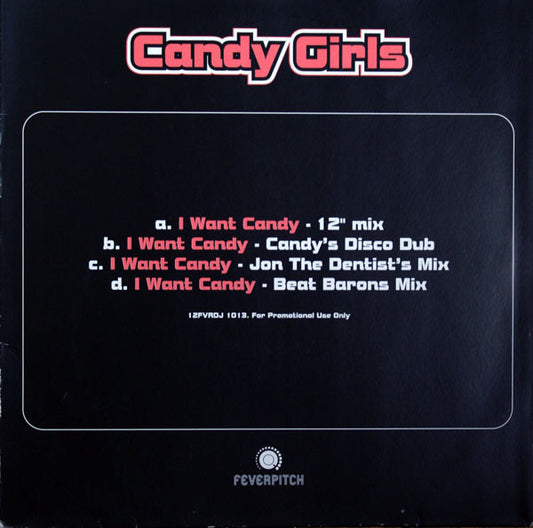 Candy Girls Featuring Valerie Malcolm : I Want Candy (2x12", Promo)