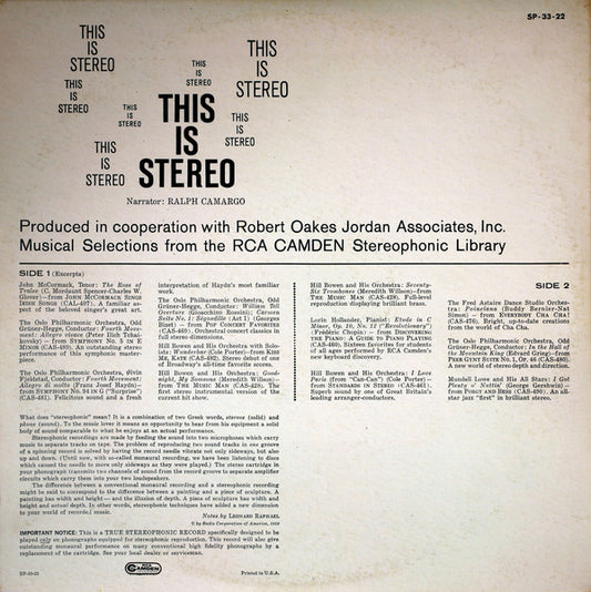 Various : This Is Stereo (LP, Comp)