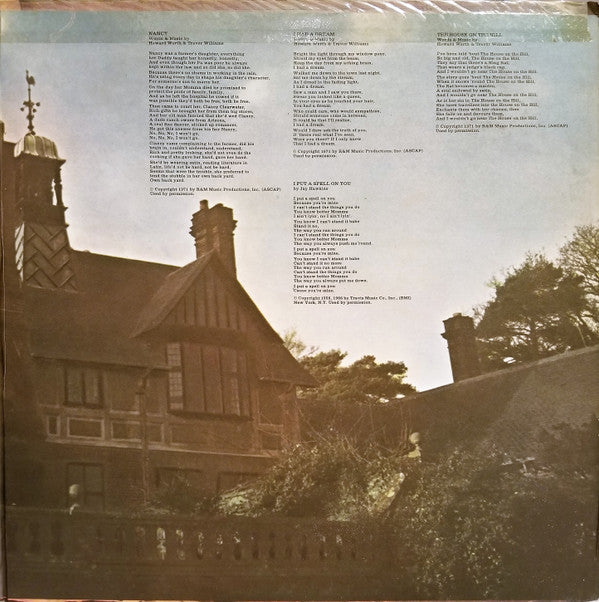 Audience (2) : The House On The Hill (LP, Album, RP, Spe)