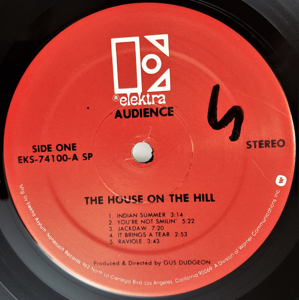 Audience (2) : The House On The Hill (LP, Album, RP, Spe)