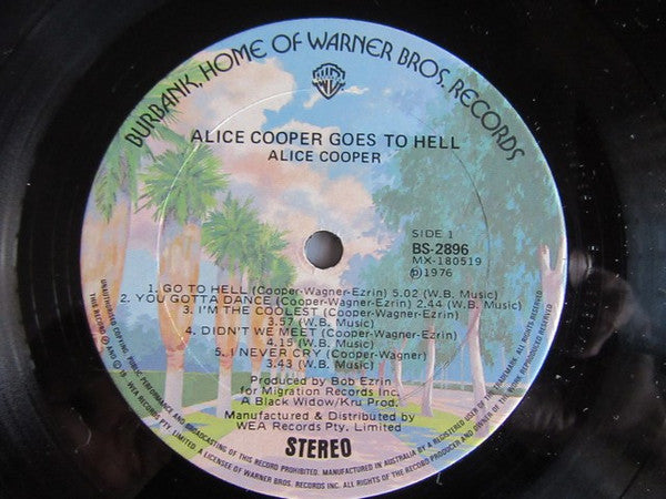 Alice Cooper (2) : Alice Cooper Goes To Hell (LP, Album)