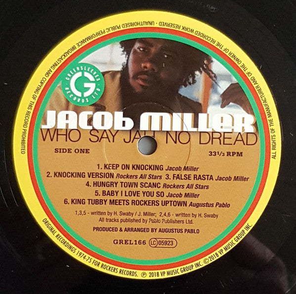 Jacob Miller : Who Say Jah No Dread (The Classic Augustus Pablo Sessions 1974-75) (LP, Comp, RE)