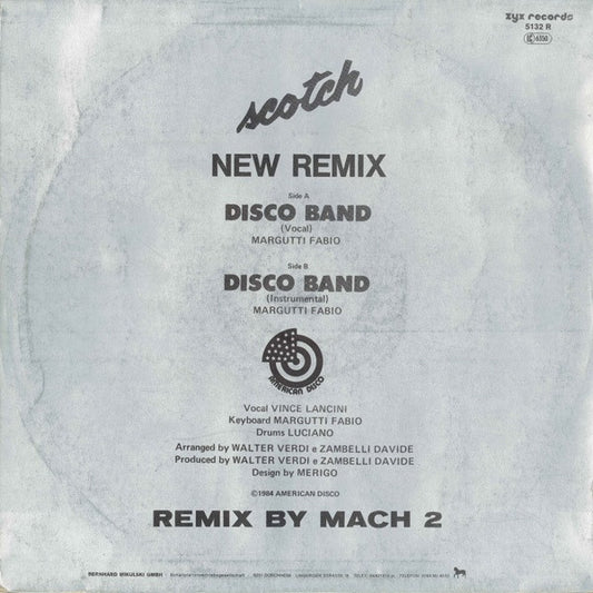 Scotch : Disco Band (New Remix) (12")