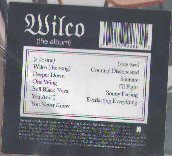 Wilco : Wilco (The Album) (LP, Album, Pic, RE, RM)