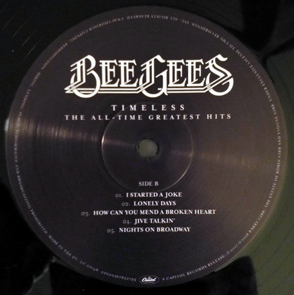 Bee Gees : Timeless (The All-Time Greatest Hits) (2xLP, Comp, RE, 180)