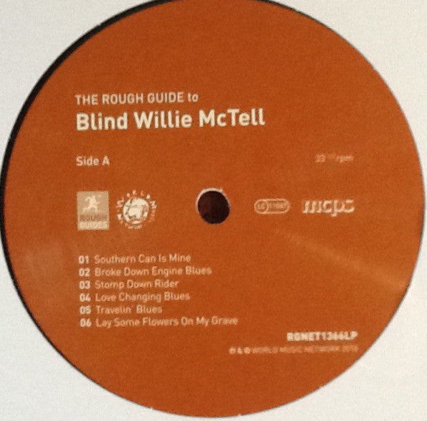 Blind Willie McTell : The Rough Guide To Blind Willie McTell (LP, Album, Comp, Ltd)