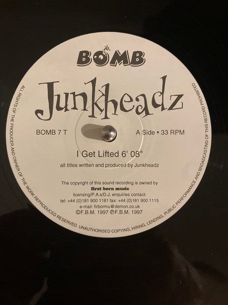 Junkheadz : I Get Lifted (12")
