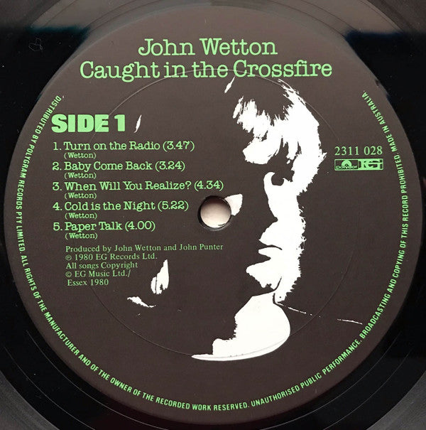 John Wetton : Caught In The Crossfire (LP, Album)