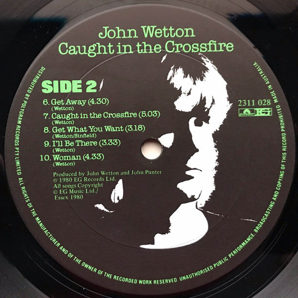 John Wetton : Caught In The Crossfire (LP, Album)
