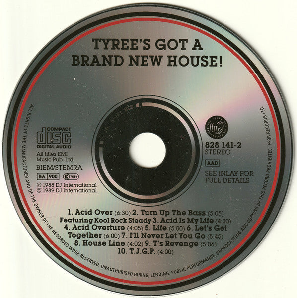 Tyree Cooper : Tyree's Got A Brand New House! (CD, Album)