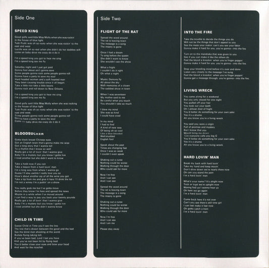 Deep Purple : In Rock (LP, Album, Ltd, RE, RM, Pur)