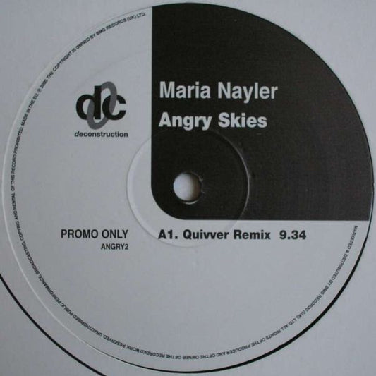 Maria Nayler : Angry Skies (12", Promo)
