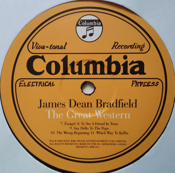 James Dean Bradfield : The Great Western (LP, Album)
