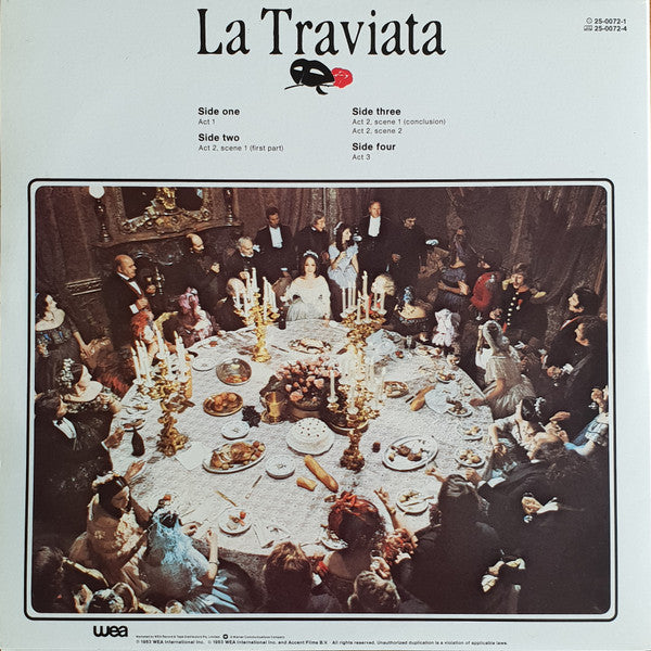 Giuseppe Verdi - James Levine (2), The Metropolitan Opera House Orchestra And Metropolitan Opera Chorus : La Traviata (2xLP)