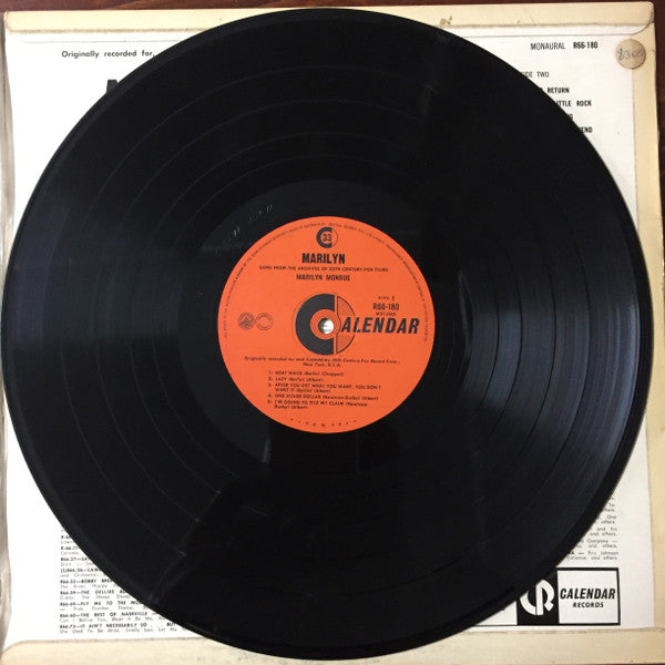 Marilyn Monroe : Marilyn (LP, Comp, Mono)