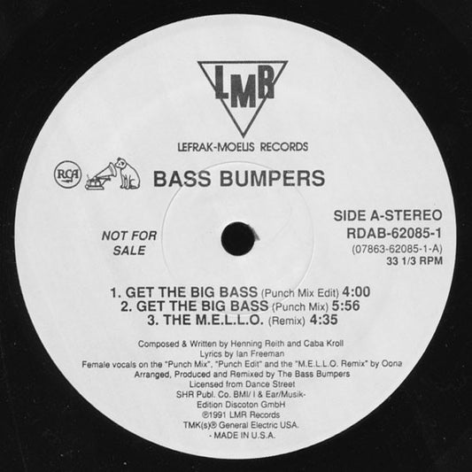 Bass Bumpers Feat. E-Mello : Get The Big Bass (12", Promo)