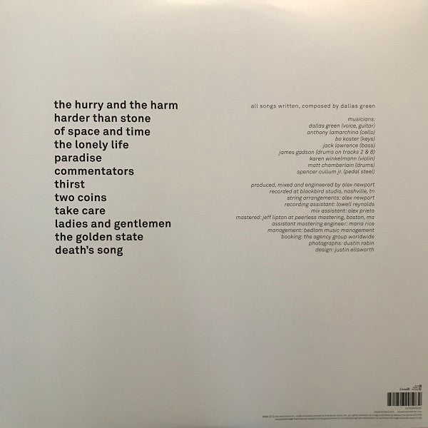 City And Colour : The Hurry And The Harm (2xLP, Album, RE)