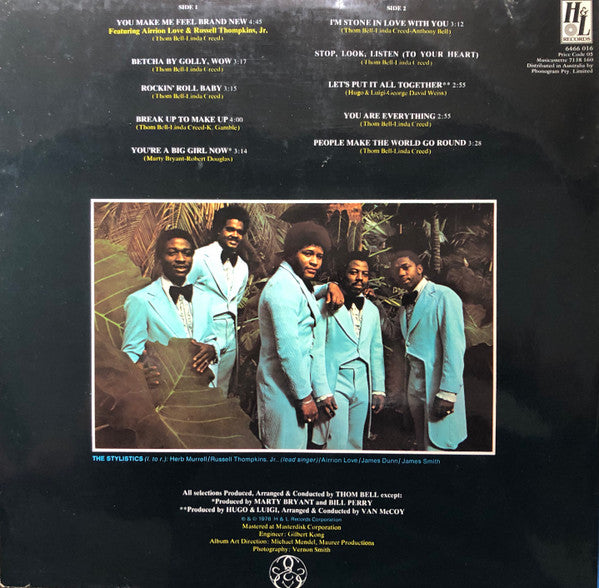 The Stylistics : The Best Of The Stylistics (LP, Comp)