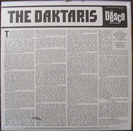 The Daktaris : Soul Explosion (LP, Album, RE, RM)