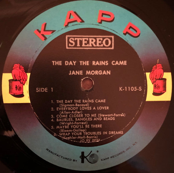 Jane Morgan : The Day The Rains Came (LP)