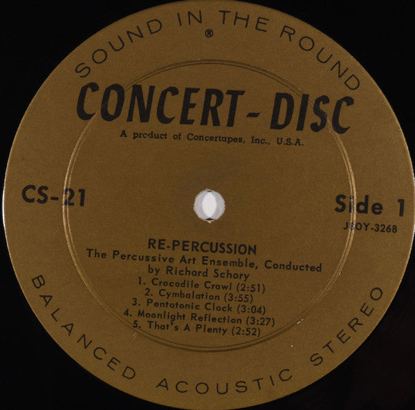 The Percussive Arts Ensemble Conductor Dick Schory : Re-Percussion (LP, Album)