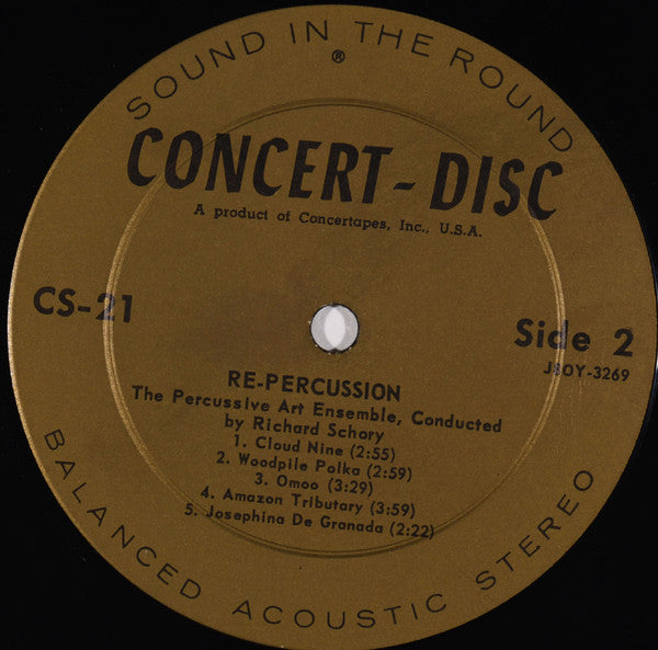 The Percussive Arts Ensemble Conductor Dick Schory : Re-Percussion (LP, Album)