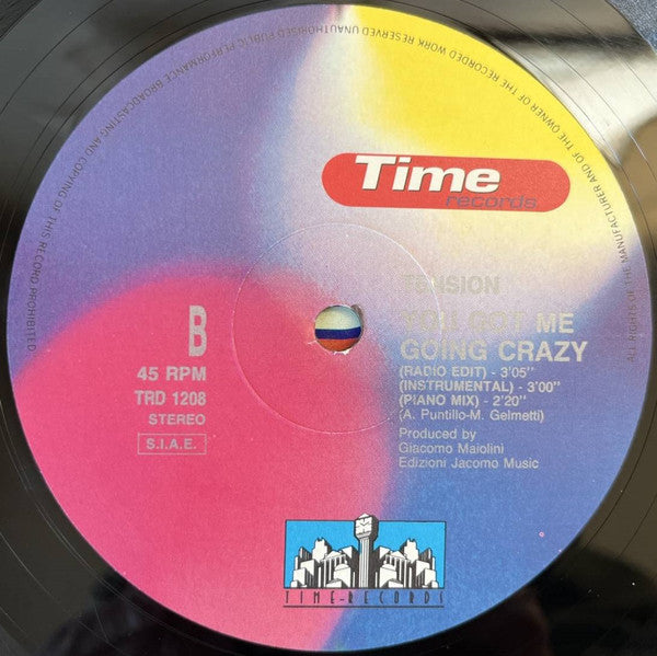 Tension (3) : You Got Me Going Crazy (12")